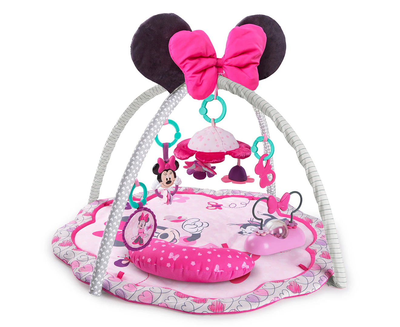 Bright Starts Disney  Minnie Mouse Garden Fun Activity Gym Toys Baby/Infant/0m+