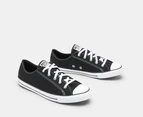 Converse Women's Chuck Taylor All Star Dainty Low Top Sneakers - Black