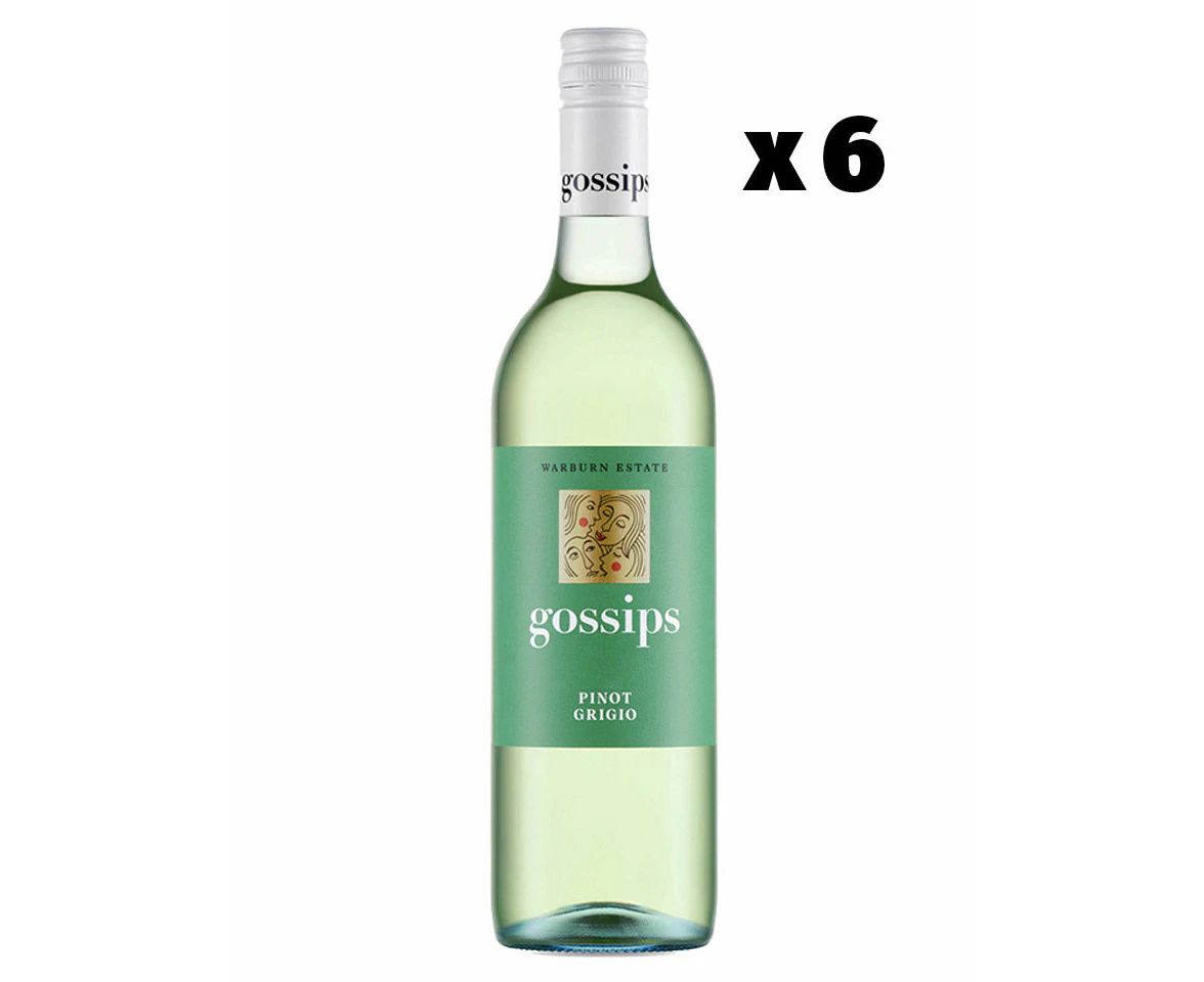 Gossips Pinot Grigio White Wine Case 6 X 750ml