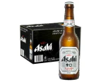Asahi Super Dry Beer Case 4 X 6 Pack 330ml Bottles