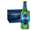 Cascade Premium Light Beer Case 4 X 6 Pack 375ml Bottles