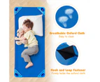 Giantex Pack of 6 Toddler Stackable Daycare Cot Kids Naptime Rest Mat for Home Preschool Blue