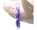 SunnyHouse Massage Stick 12-frequency G Spot Stimulate Vibrator Electric Adult Sex Toy for Female-Purple