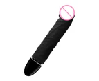 SunnyHouse Vibrating Massager Lightweight Mild Silicone Clit Stimulator Masturbator Massage Stick for Hotel-Black