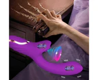 SunnyHouse 1 Set Massage Vibrator Stimulation Design High Frequency Sex Toy Women Automatic Vibrator Massager for Adults-Purple