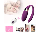 SunnyHouse Female 12 Frequency Wearable Vibrator Egg G Spot Clit Stimulator Adults Sex Toy-Purple