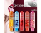 SunnyHouse Water Soluble Based Oil Edible Fruit-flavor Lubricant Couple Oral Health Lube-*Strawberry