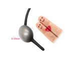 SunnyHouse Inflatable Men Silicone Urethral Stimulation Rod Dilator Penis Plug Sex Toy-Black