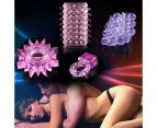 SunnyHouse 5 Pcs Different Penis Rings Cock Rings Ejaculation Delay Sex Toys Adult Toys-
