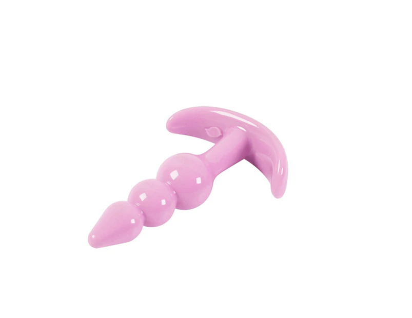 SunnyHouse Silicone Anal Beads Balls Butt Plug G-Spot Stimulation Woman Man Sex Toy Gift-Pink