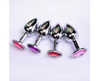 SunnyHouse Small Size Anal Toys Butt Plug Stainless Steel Anal Plug Sex Toys Adult Product-