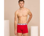 Fila 3 Pack Detroit Sports Trunks - Red