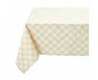 Beige Check Tablecloth - Anko