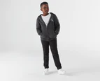 Calvin Klein Jeans Youth Boys' Sherpa Zip Hoodie - Charcoal Heather