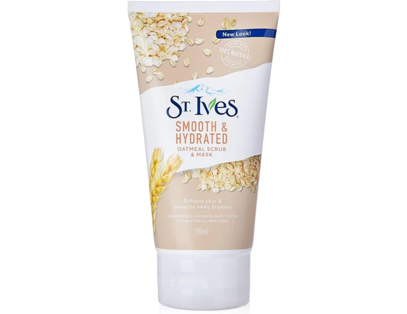 St. Ives Smooth & Hydrated Oatmeal Scrub & Mask - 150ml