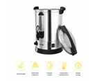 Maxkon Water Urn Kettle Dispenser Instant Hot Cold Tea Coffee Maker Commercial Home Camping Boiler Machine Stainless Steel with Tap 23.8L