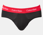 Calvin Klein Men's Cotton Stretch Hip Briefs 3-Pack - Black