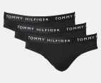 Tommy Hilfiger Men's Recycled Essentials Briefs 3-Pack - Black