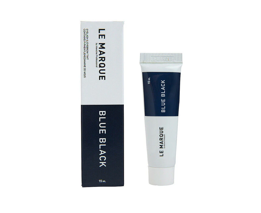 Mancine Le Marque Eyelash & Eyebrow Tint Blue Black 15ml