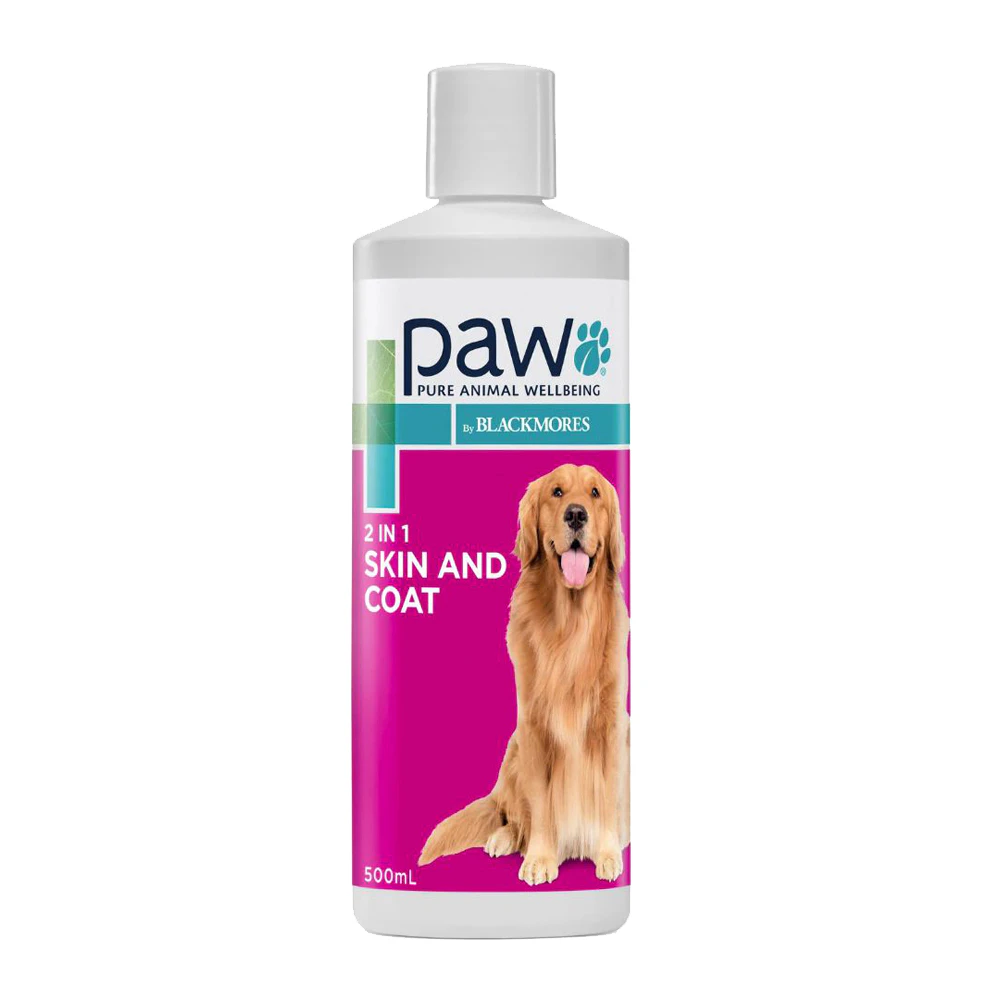 Blackmores PAW 2-In-1 Conditioning Shampoo For Dogs 500mL