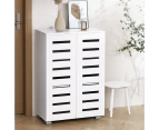 Artiss Shoe Rack Cabinet 20 Pairs 5-tier White Alster