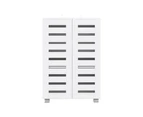 Artiss Shoe Rack Cabinet 20 Pairs 5-tier White Alster