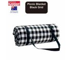 3m x 3m Large Picnic Blanket Mat Premium Cashmere Rug Waterproof Outdoor