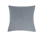 Bambury Velvet European Pillowcase - Steel Blue