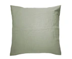 Bambury Home Living Decorative Linen Euro Pillowcase Pebble Woven 65 x 65cm