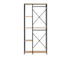 Oikiture Clothes Rack Large Open Wardrobe Garment Coat Hanging Rail 5 shelves