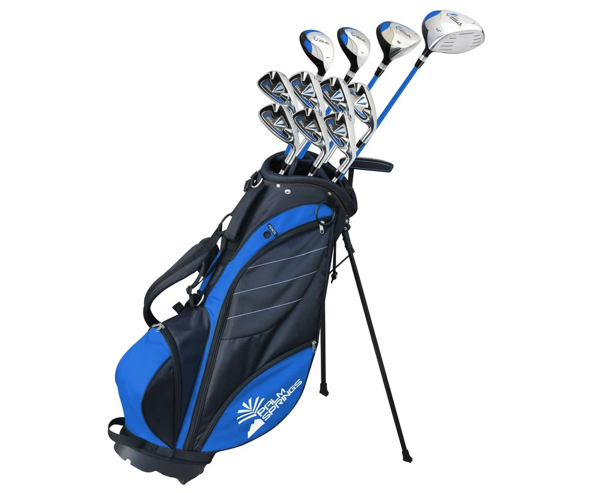 Palm Springs Golf Visa V2 Mens Left Hand Graphite/Steel Golf Club Set with Bag