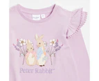 Peter Rabbit Frill Sleeve Top - Pink