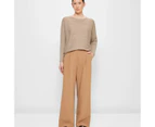 Dolman Sleeve Knit Jumper - Preview - Brown