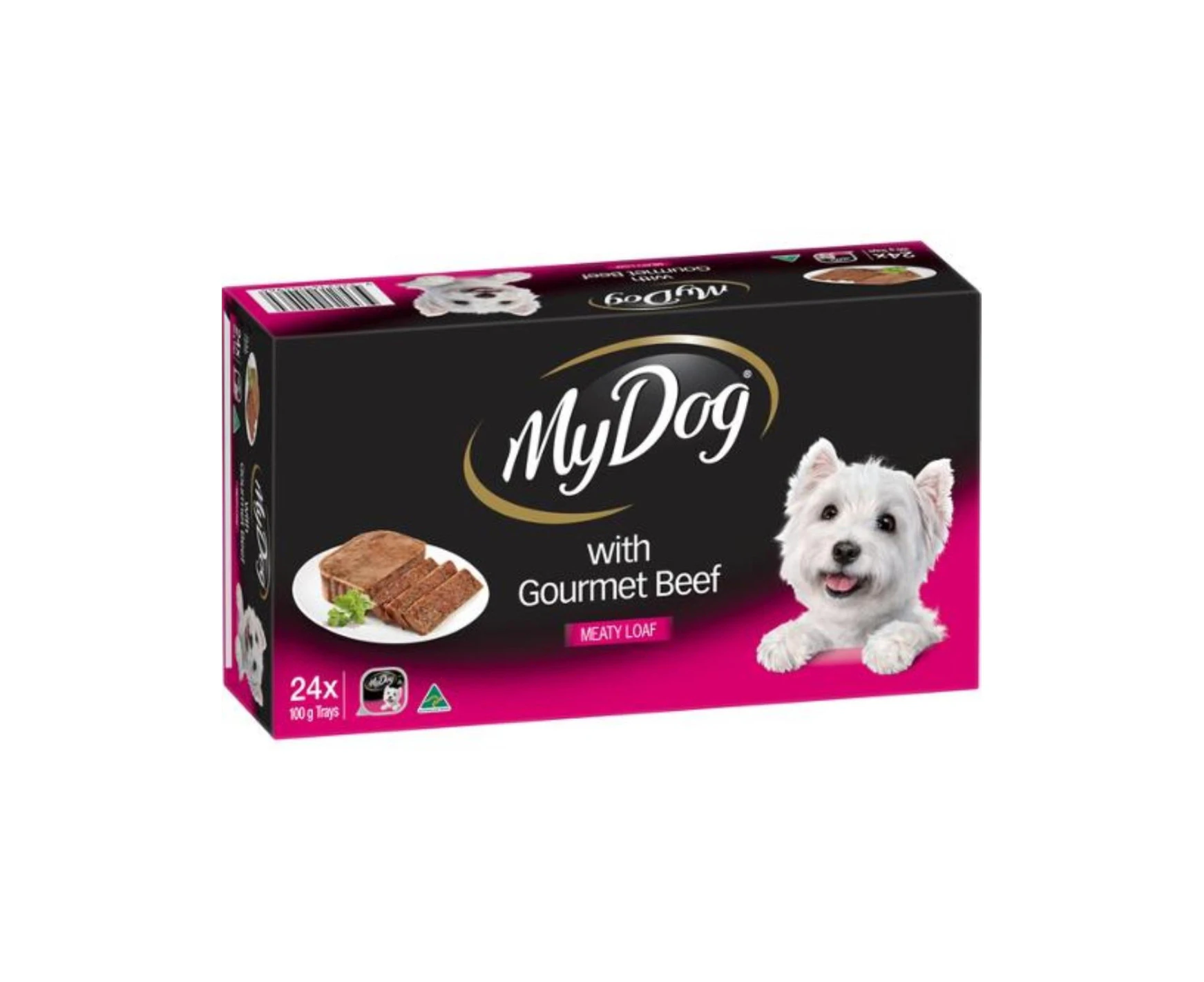 My Dog Gourmet Beef Dog Food 100g x 24