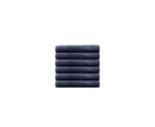 Bambury Ultra soft Elvire Face Washer Navy 33x33cm Cotton Woven Home Decor