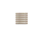 Bambury Ultra soft Elvire Face Washer Buff 33x33cm Cotton Woven Home Decor