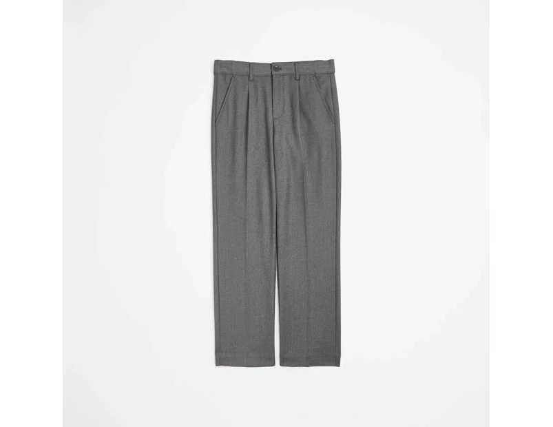 Target School Structured Twill Pants - Grey
