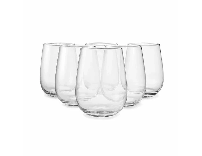 Positano Stemless Glasses, 6 Pack - Anko