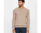 Target Australian Cotton Knit Jumper - Brown