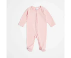 Target Baby Organic Cotton Zip Coveralls 3 Pack - Pink