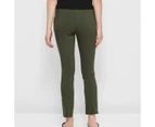 Carrie Ankle Length Bengaline Pants - Preview - Green