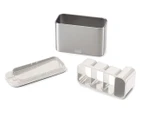 Joseph Joseph Surface Stainless Steel Cutlery Drainer - Stone