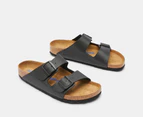 Birkenstock Unisex Arizona Regular Fit Soft Footbed Sandals - Black