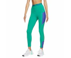 Nike Pro Womens Dri-FIT High Waisted 7/8 Tights - Green