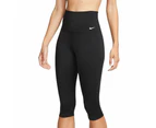 Nike One Womens Dri-FIT High Waisted Capri Tights - Black