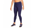 Nike Womens Fast Dri-FIT Mid-Rise 7/8 Running Tights - Purple