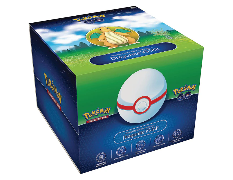 Pokémon TCG: Pokémon GO Dragonite VSTAR Premier Deck Holder Collection
