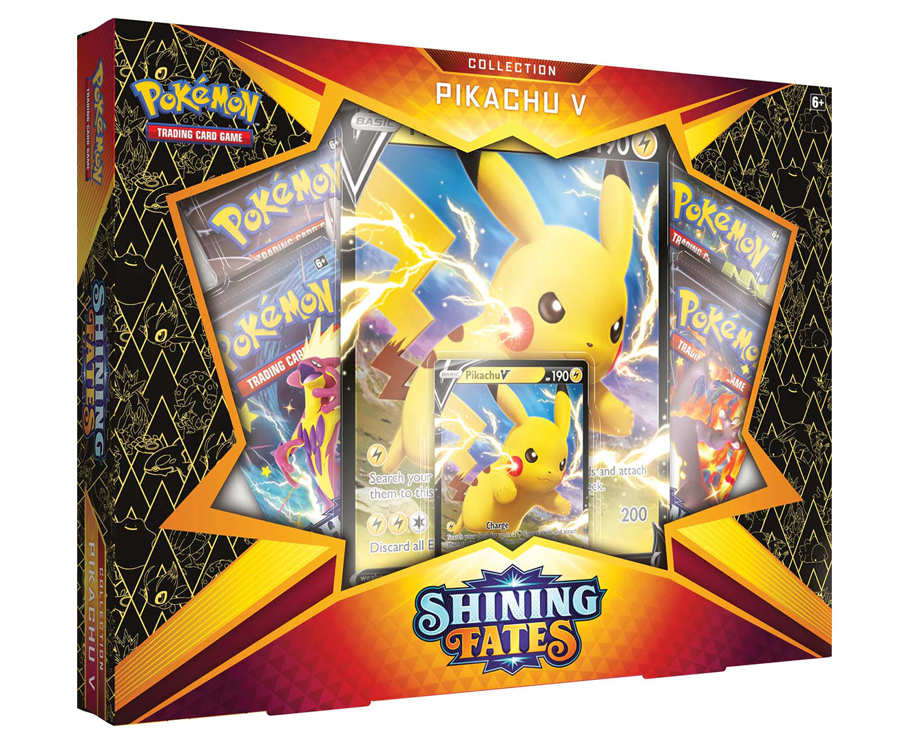 Pokemon Shining Fates Pikachu V Box