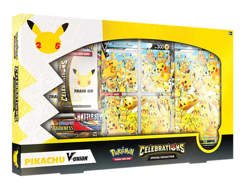 Pokémon TCG Pikachu V-Union Celebrations Special Collection Pack