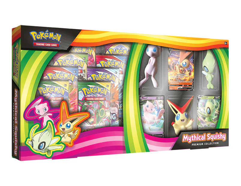Pokémon TCG Mythical Squishy Premium Collection Box